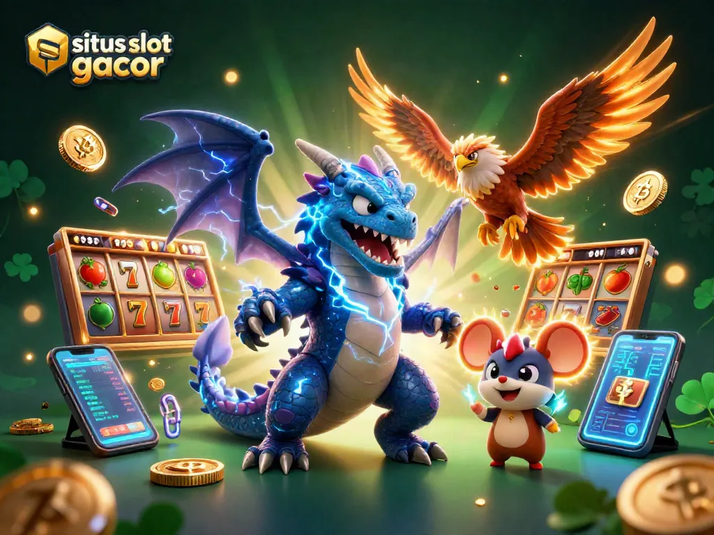 Experience exciting wins on situs slot gacor with creative slot symbols and dynamic 3D characters.