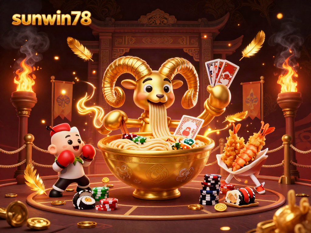 Engage with thrilling wins at sunwin78 featuring a vibrant 3D cartoon casino scene.