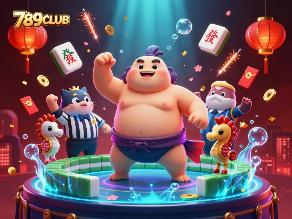 Engage with 789CLUB in a vibrant underwater casino scene featuring animated characters and festive elements.