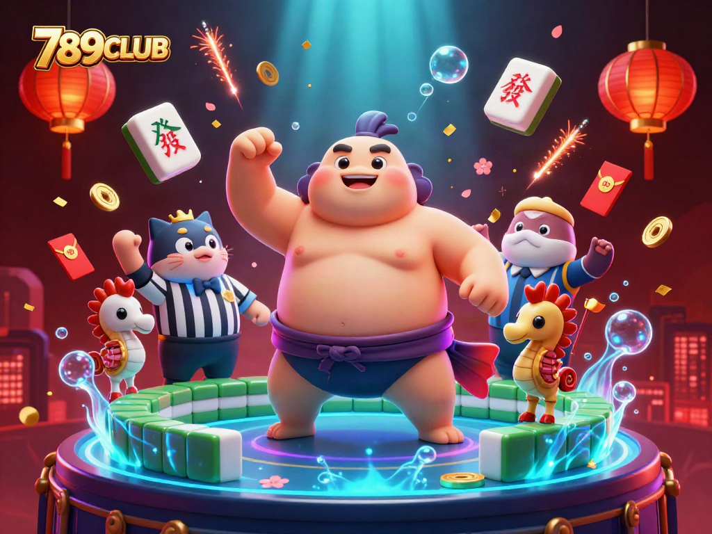 Engage with 789CLUB in a vibrant underwater casino scene featuring animated characters and festive elements.