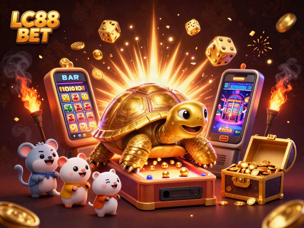 Enjoy thrilling wins at LC88 BET with a golden tortoise pinball machine and explosive slot jackpots!