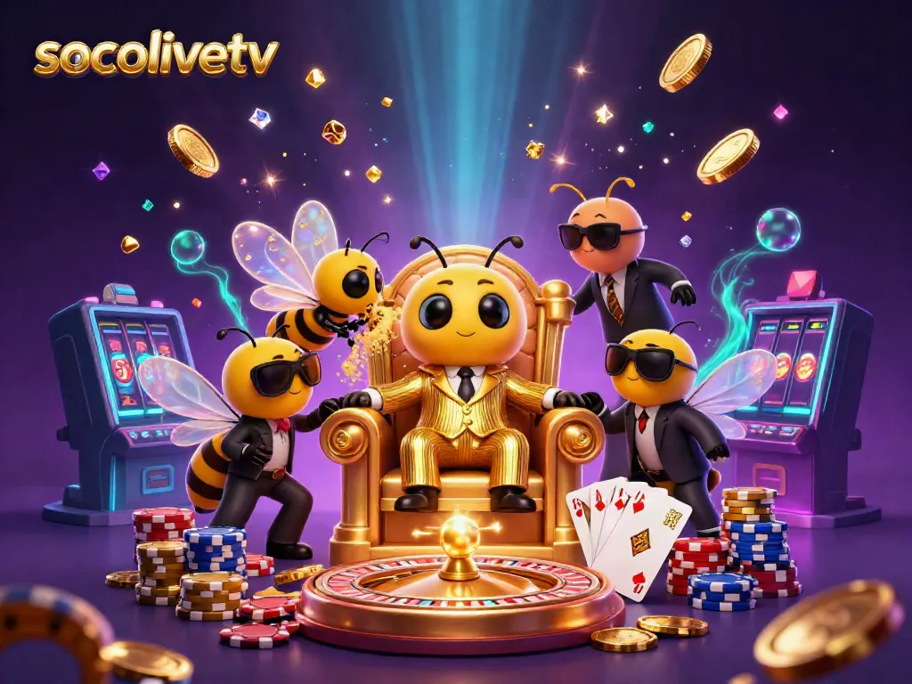 Socolivetv showcases dynamic gameplay with cascading coins, vivid characters, and energetic casino atmosphere.