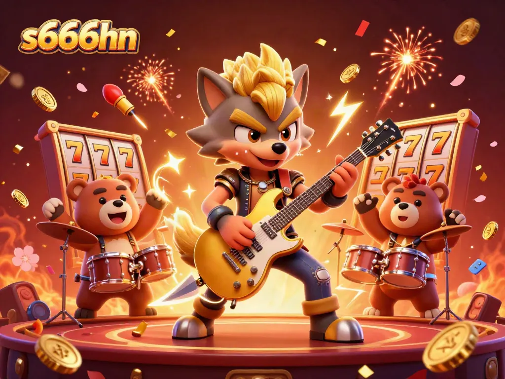 Experience thrilling action at s666hn with vibrant casino characters and dynamic slot game elements.