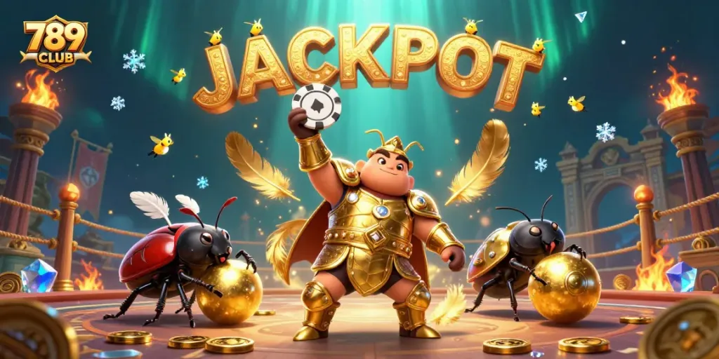 Engage and win at 789CLUB with a vibrant 3D illustration showcasing unique game elements in an exciting casino setting.