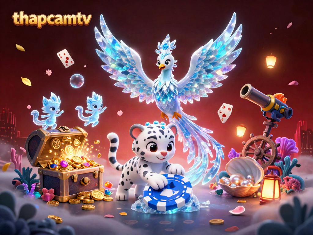 Experience thapcamtv with vivid characters and dynamic gambling elements in a vibrant casino scene.