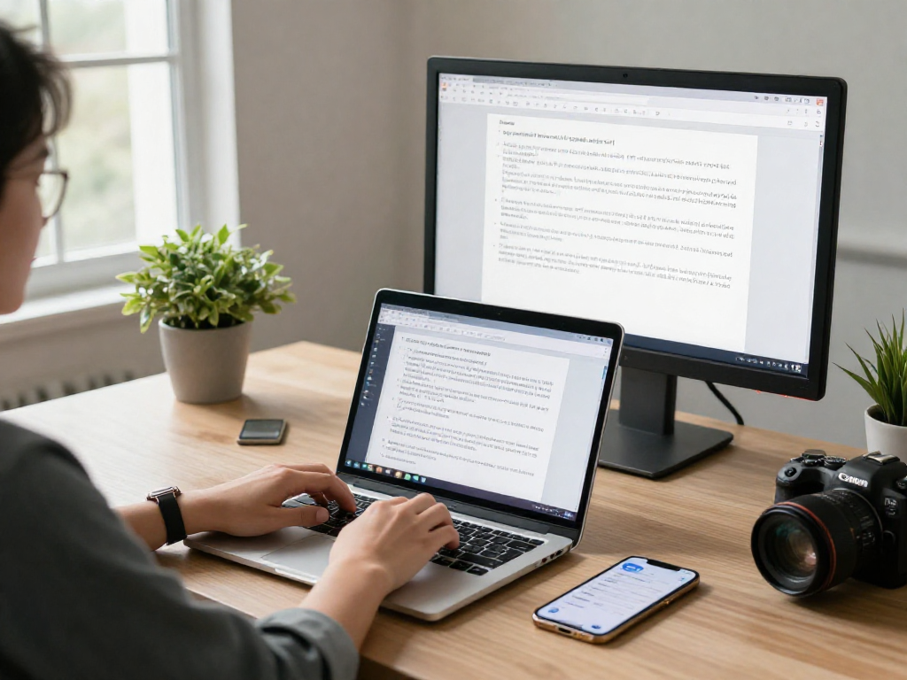 Seamless typing experience with Sogou Pinyin Input Method showcased in a modern tech workspace.