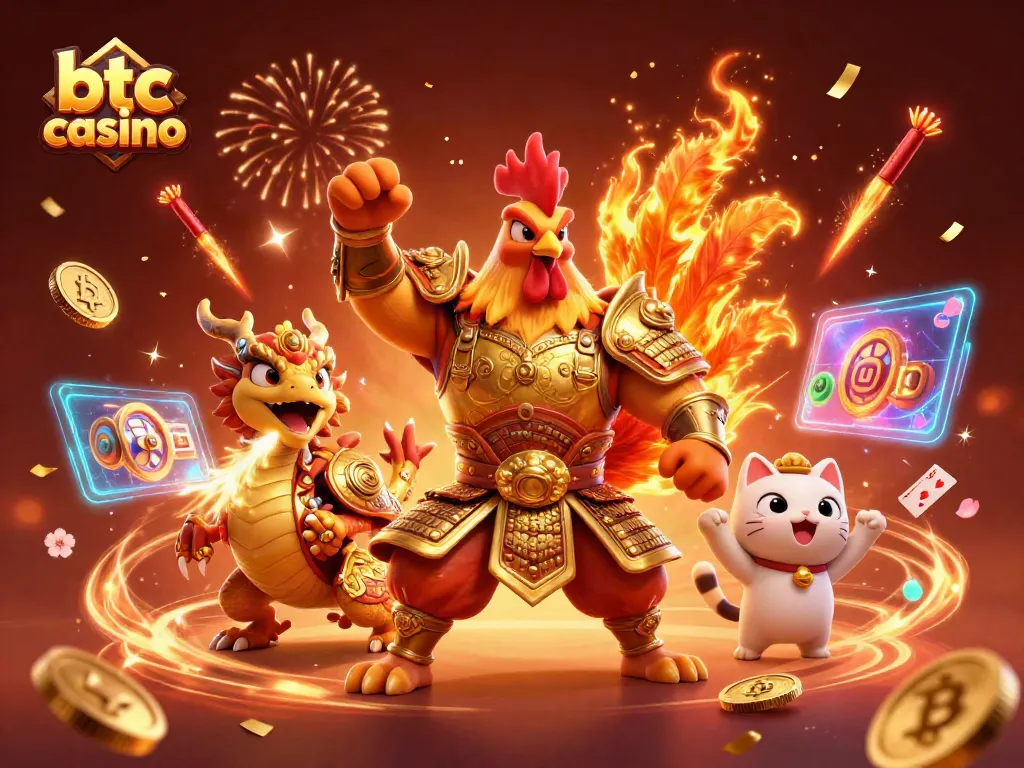 Experience exciting gameplay at a btc casino with dynamic characters and rich casino elements.