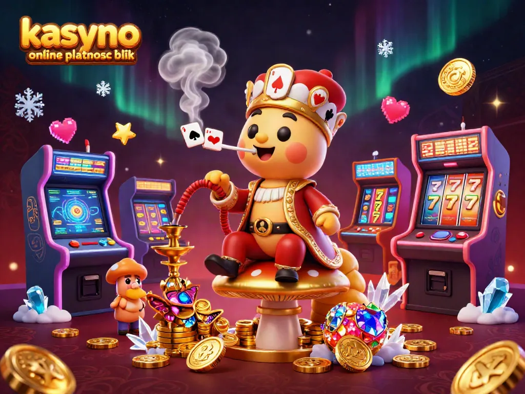 Experience the excitement of kasyno online platnosc blik with this vibrant casino-themed digital art.