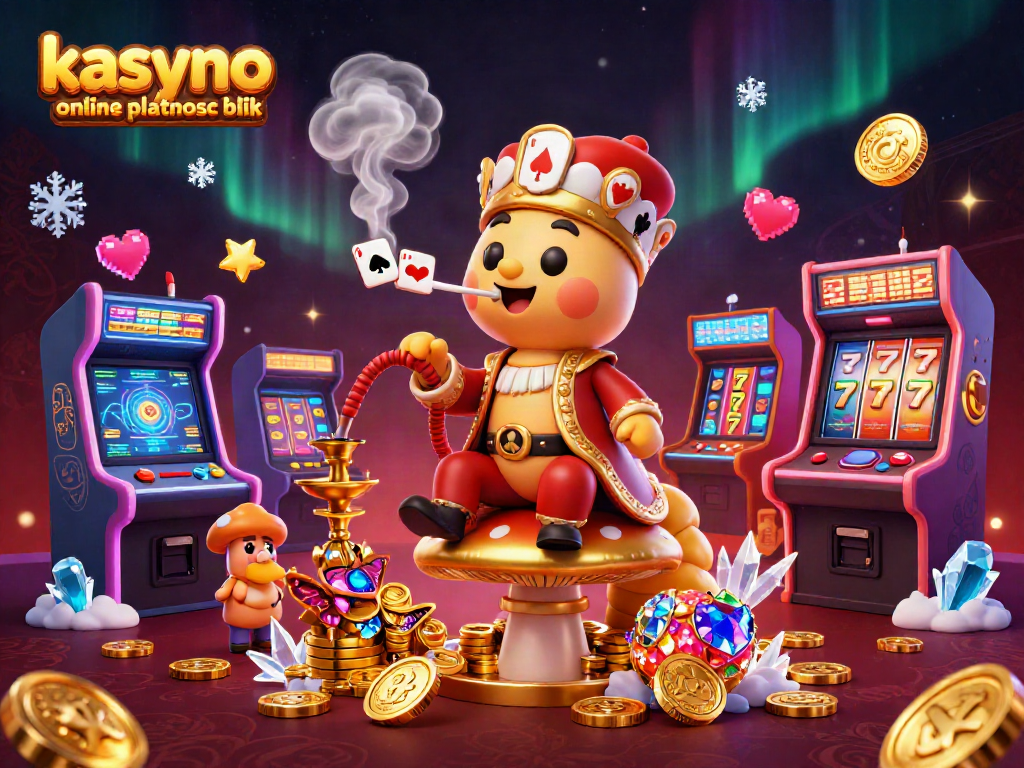 Experience the excitement of kasyno online platnosc blik with this vibrant casino-themed digital art.