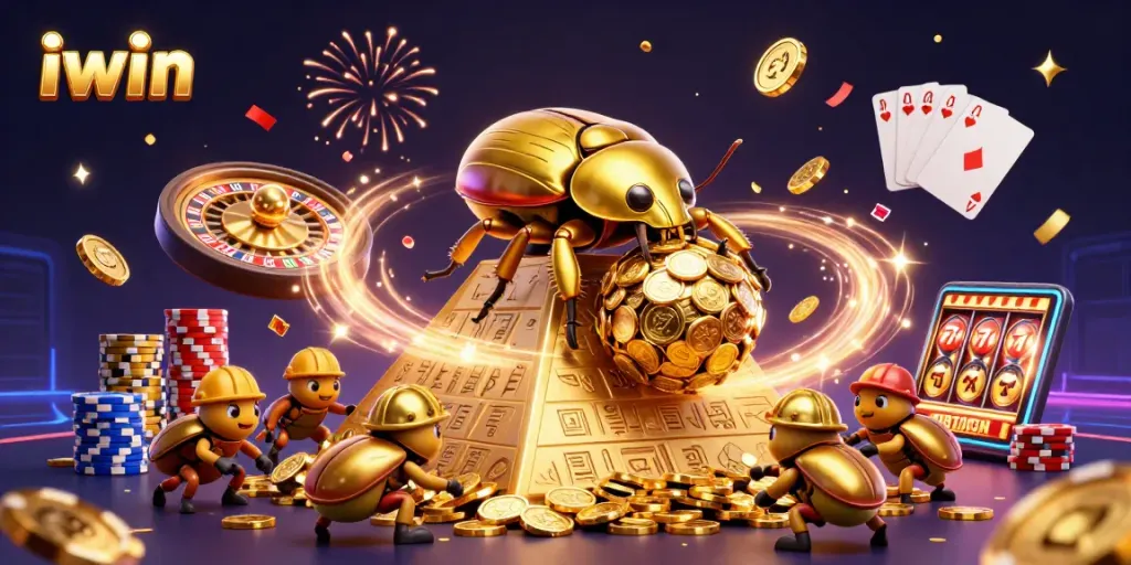 Experience iwin's thrilling casino joy with golden beetles and sparkling games!