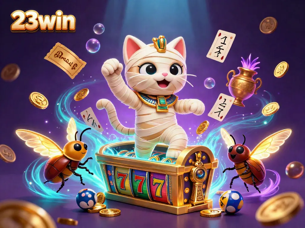 Experience thrilling gameplay at 23win with a dynamic casino atmosphere featuring vibrant characters.
