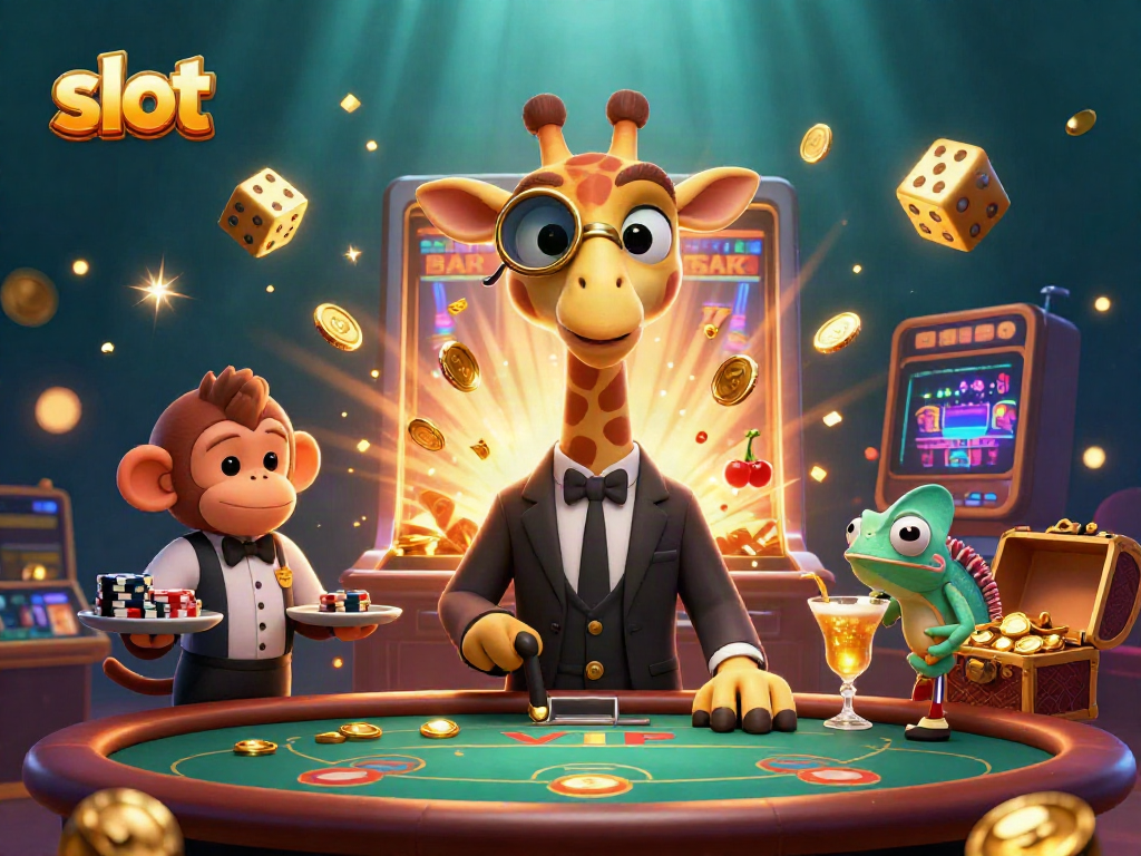 Slot gacor yang dikendalikan oleh karakter lucu di desain 3D, meningkatkan pengalaman judi.