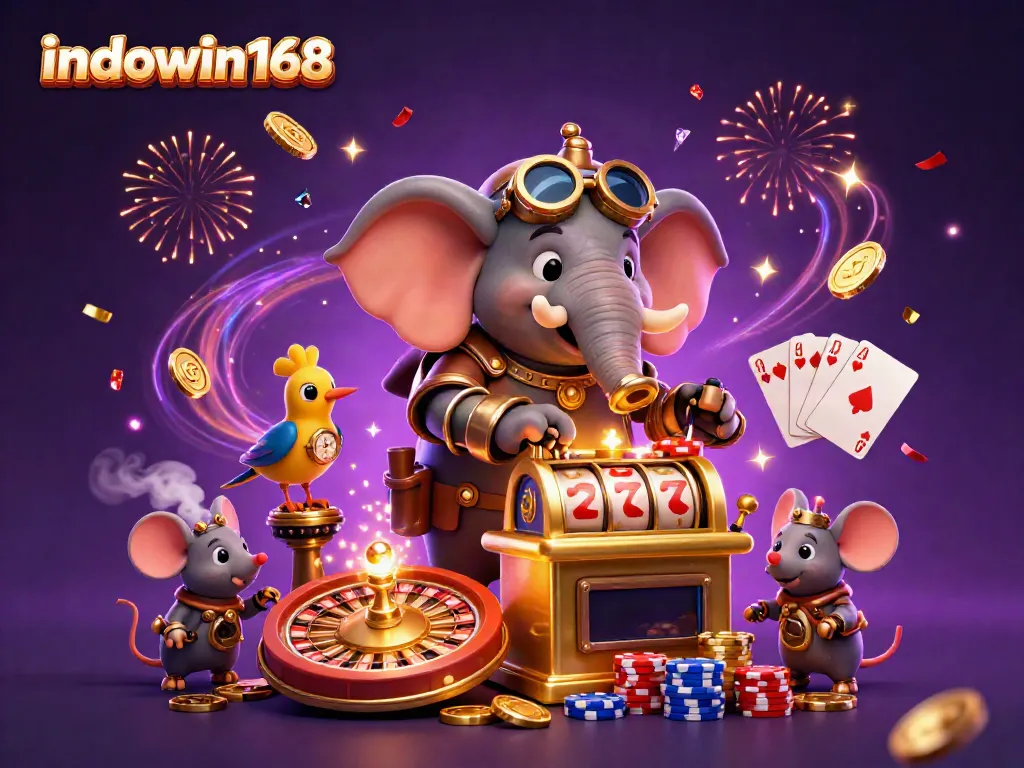 Indowin168 menyajikan pengalaman bermain kasino dengan elemen slot dan pencahayaan yang menawan.