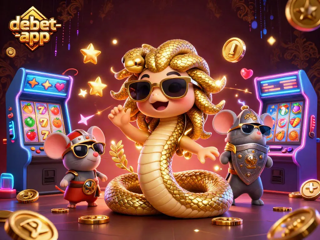 Engage with debet-app for thrilling slot adventures featuring Medusa and a warrior mouse!