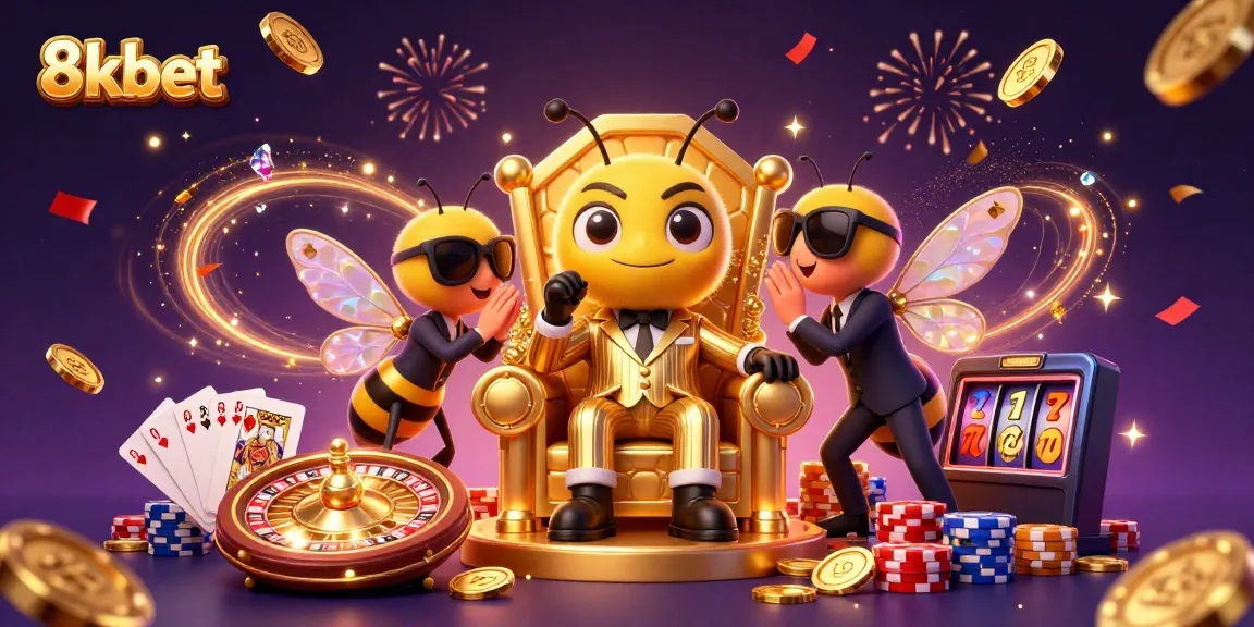 Experience thrilling gaming adventures at 8kbet featuring vibrant casino elements and dynamic characters.