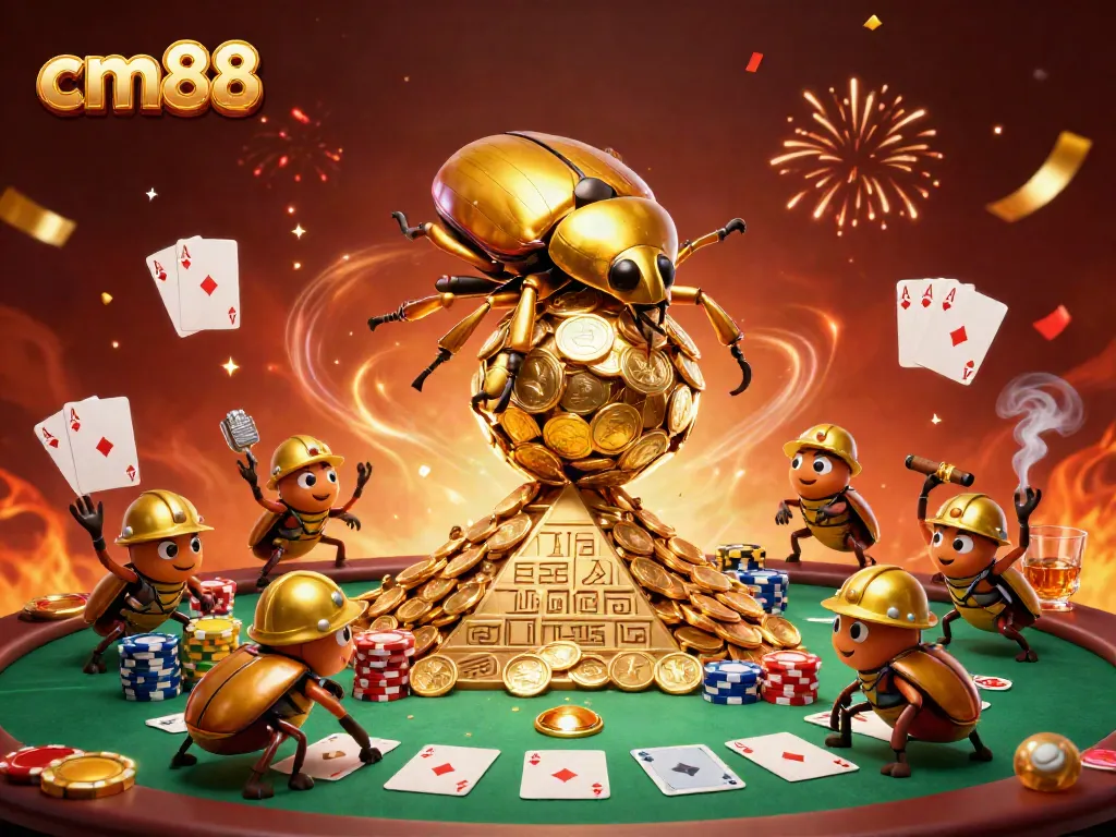 Experience exhilarating gaming with cm88's golden beetle and casino excitement