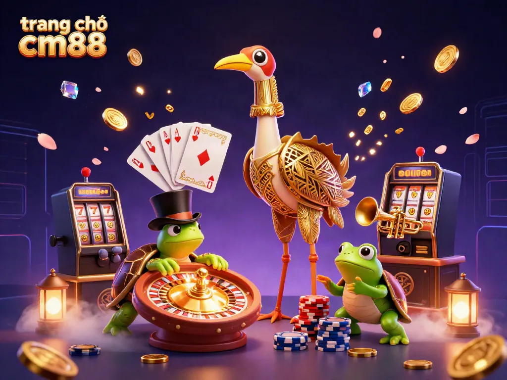 Experience the thrills at trang chủ cm88 with vibrant casino characters and dynamic gaming elements.